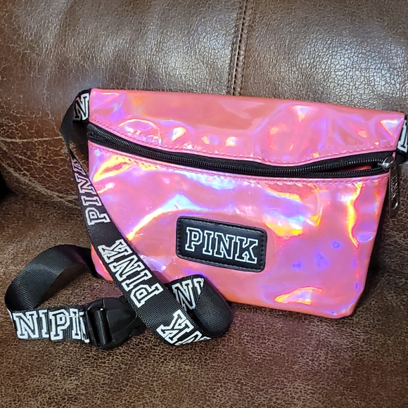 Handbags - "Pinkish" Iridescent Fanny Pack, Pink-like, N0T Victoria's Secret (400)